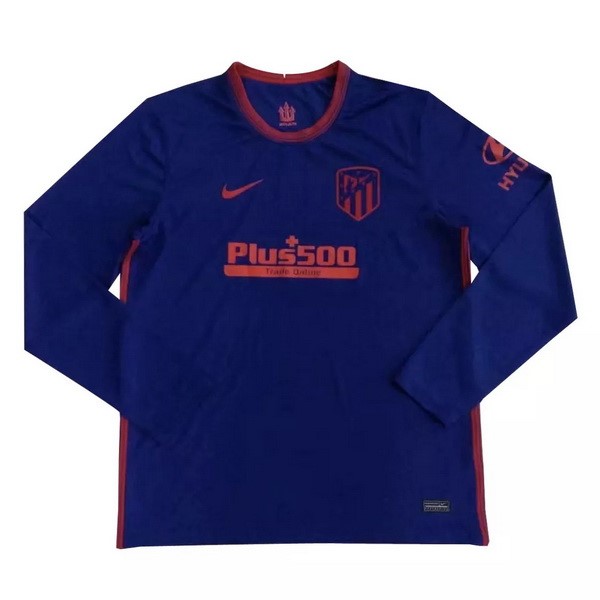 Camiseta Atlético De Madrid Replica Segunda Ropa ML 2020/21 Azul